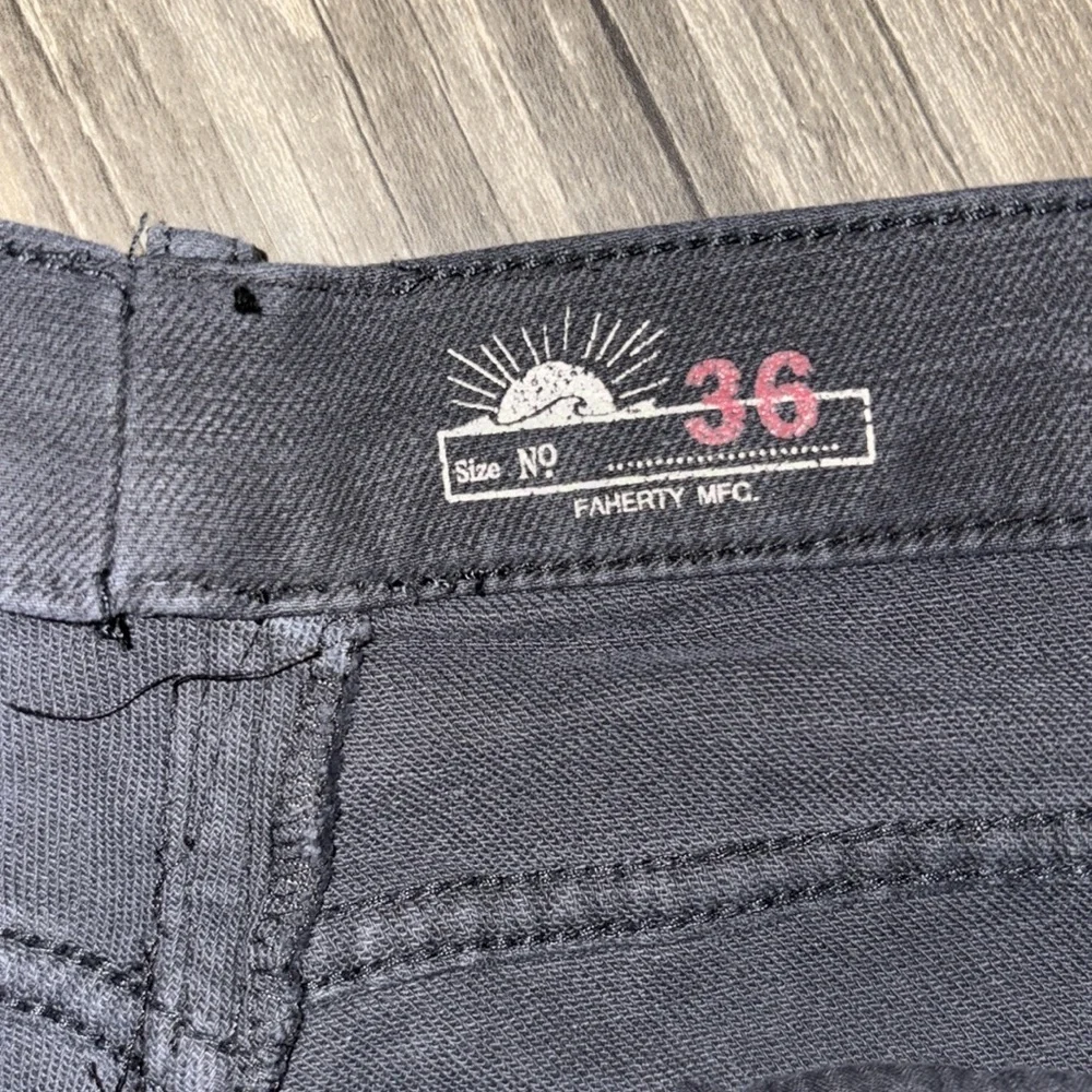 FAHERTY Organic Cotton Slim Straight Denim (30